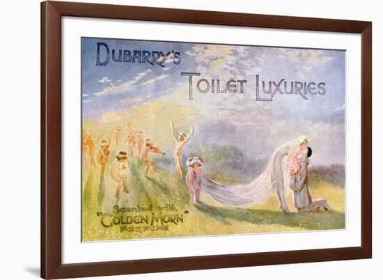 Advertisement for Dubarry's Toilet Luxuries, Scented with 'Golden Morn' Perfume, 1922-null-Framed Giclee Print