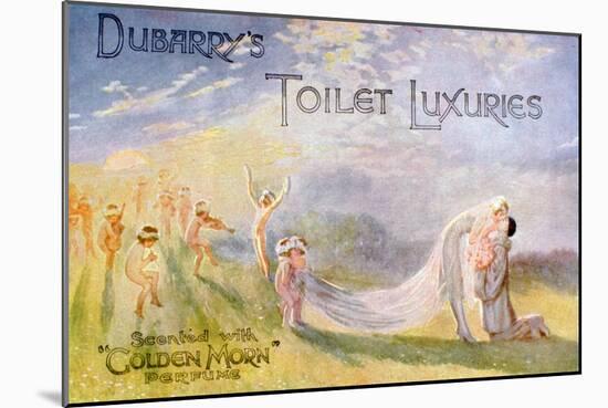 Advertisement for Dubarry's Toilet Luxuries, Scented with 'Golden Morn' Perfume, 1922-null-Mounted Giclee Print