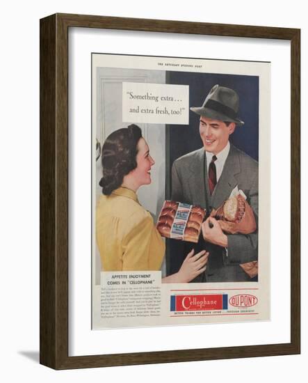 Advertisement for Dupont Cellophane, 1939-American School-Framed Giclee Print