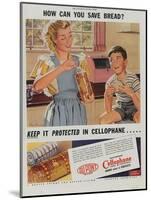 Advertisement for Dupont Cellophane, 1947-null-Mounted Giclee Print