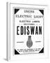 Advertisement for Ediswan Incandescent Light Bulbs, 1898-null-Framed Giclee Print