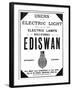 Advertisement for Ediswan Incandescent Light Bulbs, 1898-null-Framed Giclee Print