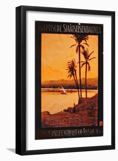 Advertisement for Egyptian Railways-null-Framed Giclee Print