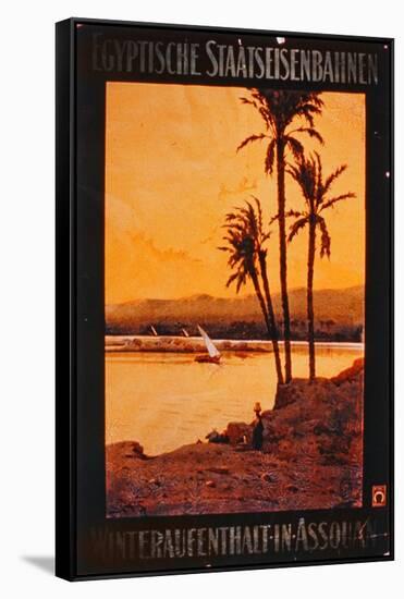 Advertisement for Egyptian Railways-null-Framed Stretched Canvas