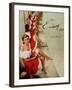 Advertisement for 'Exciting' Stockings, from 'Femina' Magazine, October 1950-null-Framed Giclee Print