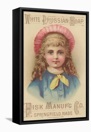 Advertisement for Fisk Manufacturing Co. White Prussian Soap, C.1880-American School-Framed Stretched Canvas
