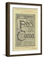 Advertisement For Fry's Cocoa-Isabella Beeton-Framed Giclee Print