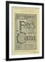 Advertisement For Fry's Cocoa-Isabella Beeton-Framed Giclee Print