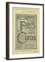 Advertisement For Fry's Cocoa-Isabella Beeton-Framed Giclee Print