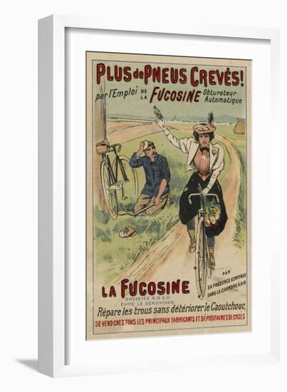 Advertisement for Fucosine Puncture Repair Kits-null-Framed Giclee Print