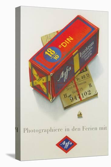 Advertisement for German Color Film-null-Stretched Canvas