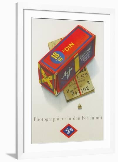 Advertisement for German Color Film-null-Framed Art Print