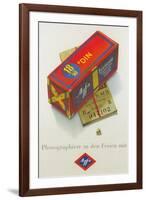 Advertisement for German Color Film-null-Framed Art Print