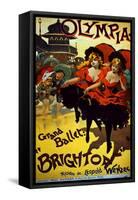 Advertisement for Grand Ballet Production of 'Brighton' at the Olympia-null-Framed Stretched Canvas