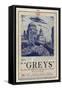 Advertisement for Greys Cigarettes-null-Framed Stretched Canvas