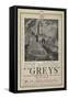 Advertisement for Greys Cigarettes-null-Framed Stretched Canvas