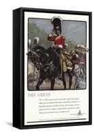 Advertisement for Greys Cigarettes-Christopher Clark-Framed Stretched Canvas