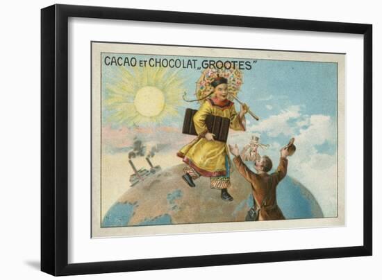 Advertisement for Grootes Cocoa and Chocolate-null-Framed Giclee Print