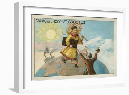 Advertisement for Grootes Cocoa and Chocolate-null-Framed Giclee Print