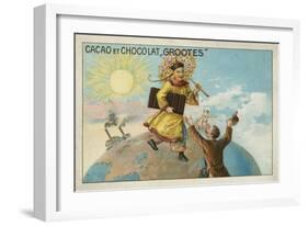 Advertisement for Grootes Cocoa and Chocolate-null-Framed Giclee Print