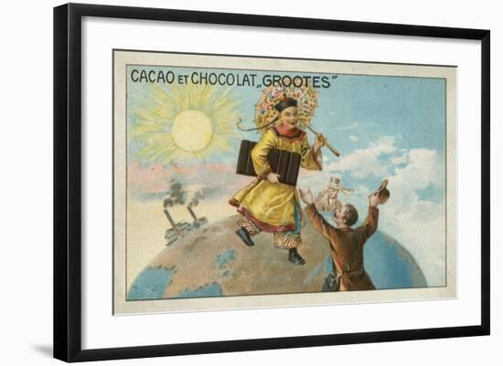 Advertisement for Grootes Cocoa and Chocolate-null-Framed Giclee Print