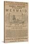 Advertisement for Harry Phillips' Living Mythological Mermaid-null-Stretched Canvas