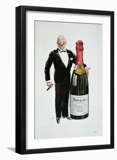 Advertisement For Heidsieck Champagne, c.1910-Sem-Framed Giclee Print