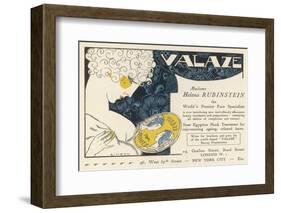 Advertisement for Helena Rubinstein's Valaze Beauty Cream-Simeon-Framed Photographic Print