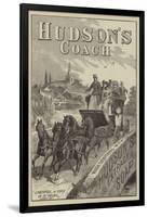 Advertisement for Hudson's Coach-null-Framed Giclee Print