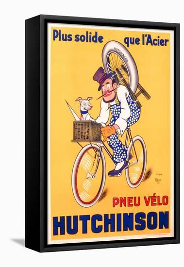Advertisement for Hutchinson Tyres, c.1937-Michel, called Mich Liebeaux-Framed Stretched Canvas
