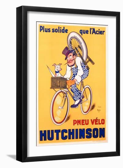 Advertisement for Hutchinson Tyres, c.1937-Michel, called Mich Liebeaux-Framed Premium Giclee Print