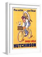 Advertisement for Hutchinson Tyres, c.1937-Michel, called Mich Liebeaux-Framed Giclee Print