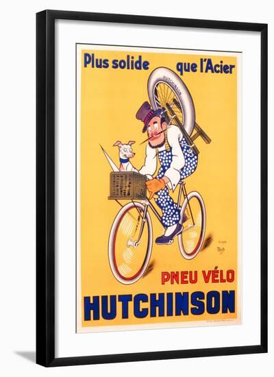 Advertisement for Hutchinson Tyres, c.1937-Michel, called Mich Liebeaux-Framed Giclee Print