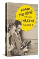 Advertisement for Instant Camera-null-Stretched Canvas