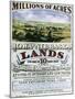 Advertisement for Iowa and Nebraska Lands-null-Mounted Giclee Print