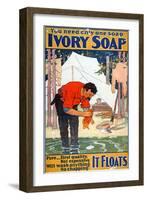 Advertisement for Ivory Soap, C.1898-null-Framed Premium Giclee Print