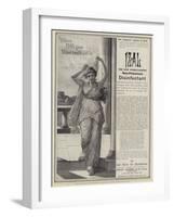 Advertisement for Izal, Non-Poisonous Disinfectant-null-Framed Giclee Print