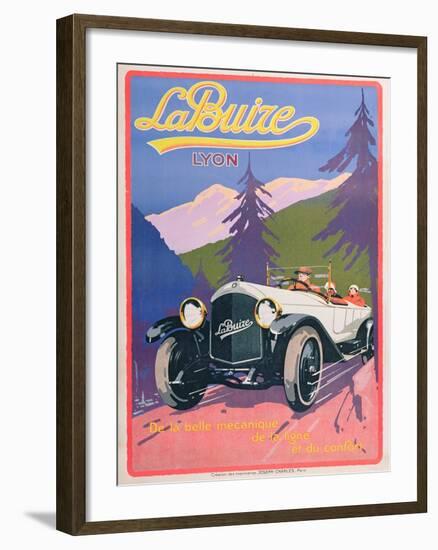Advertisement for La Buize Automobiles, C.1920-null-Framed Giclee Print
