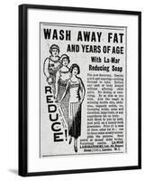 Advertisement for La-Mar Fat Reducing Soap-null-Framed Giclee Print