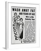 Advertisement for La-Mar Fat Reducing Soap-null-Framed Giclee Print