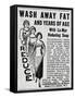 Advertisement for La-Mar Fat Reducing Soap-null-Framed Stretched Canvas