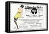 Advertisement for Ladies' Garter-null-Framed Stretched Canvas