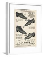 Advertisement for Ladies Hiking Boots by Jamboree-null-Framed Art Print