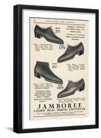 Advertisement for Ladies Hiking Boots by Jamboree-null-Framed Art Print