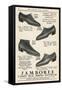 Advertisement for Ladies Hiking Boots by Jamboree-null-Framed Stretched Canvas