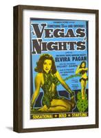 Advertisement for Las Vegas Movie, Nevada-null-Framed Art Print