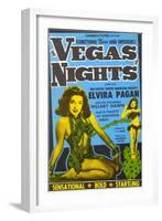 Advertisement for Las Vegas Movie, Nevada-null-Framed Art Print