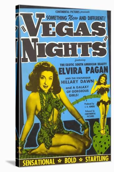 Advertisement for Las Vegas Movie, Nevada-null-Stretched Canvas
