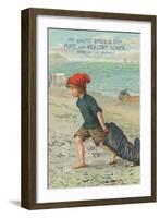 Advertisement for Lautz Bro's and Co's Pure and Healthy Soaps, C.1880-American School-Framed Giclee Print