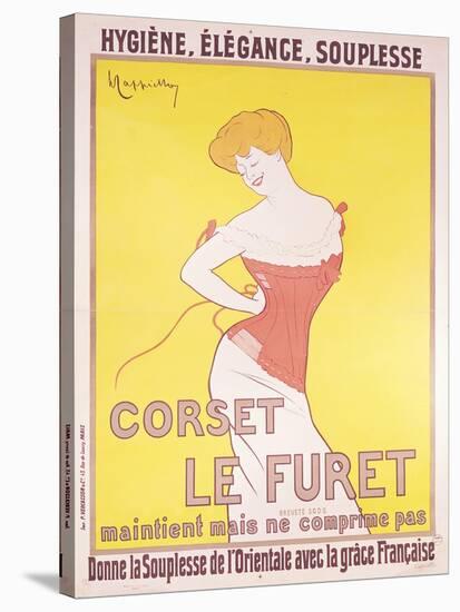 Advertisement for 'Le Furet' Corsets-Leonetto Cappiello-Stretched Canvas